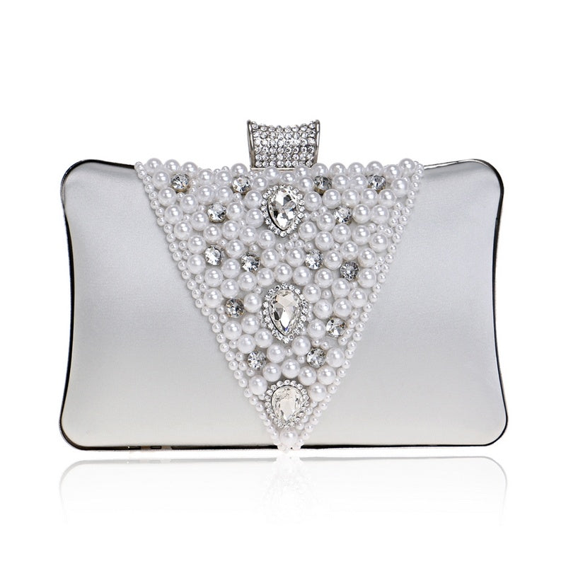 sac de soirée élégante avec perles