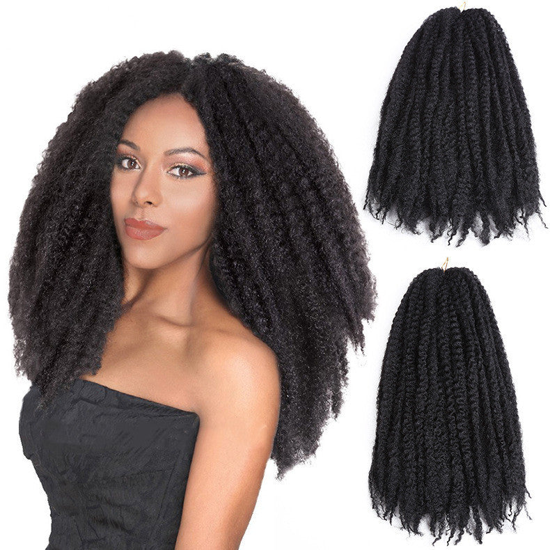 Soie haute température cheveux mi-longs bouclés