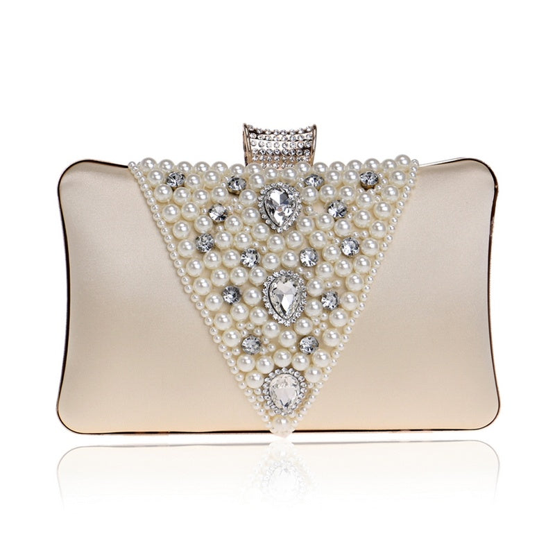 sac de soirée élégante avec perles