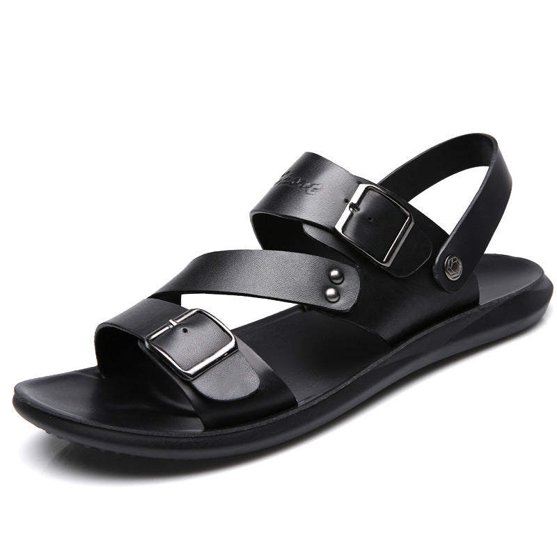Sandales Hommes cuir Confortable pour été