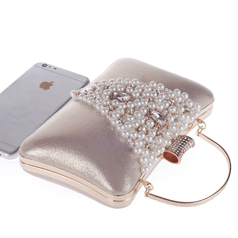 sac de soirée élégante avec perles