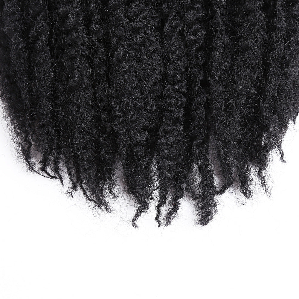 Soie haute température cheveux mi-longs bouclés