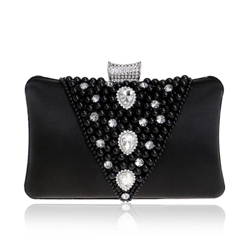 sac de soirée élégante avec perles