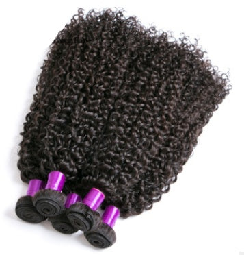 Brésilien vierge cheveux humains Kinky Curly Brésil véritable perruque cheveux rideau
