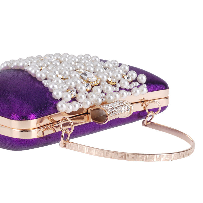 sac de soirée élégante avec perles