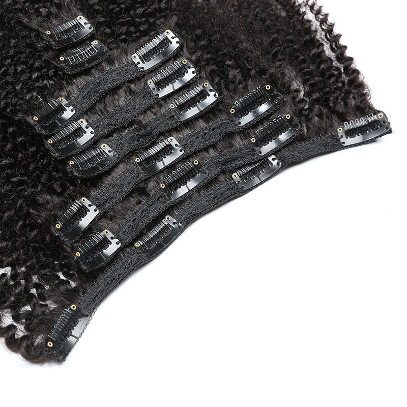 Véritable cheveux humains dentelle clip cheveux