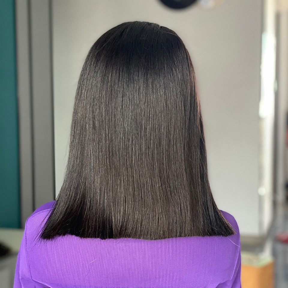 200 Density Bob Perruques de cheveux humains