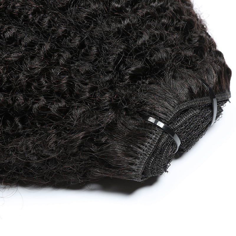 Véritable cheveux humains dentelle clip cheveux
