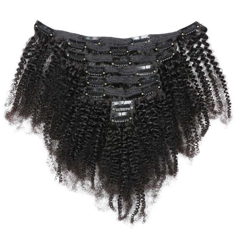 Véritable cheveux humains dentelle clip cheveux