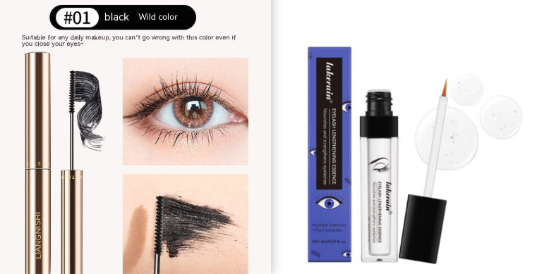 Huile nourrissant naturelle pour des cils épais