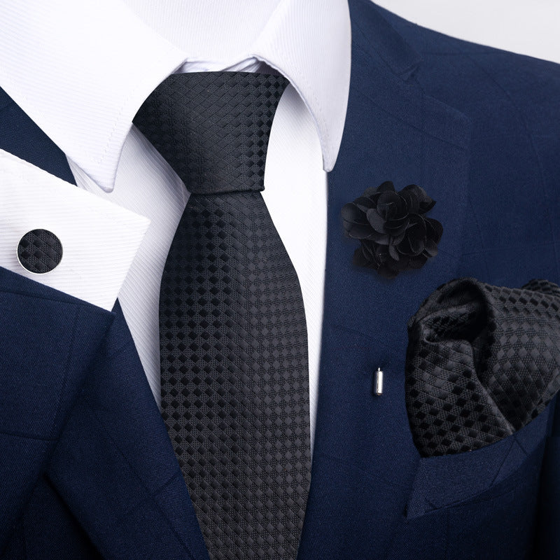 Costume cravate homme Pocket Square Combo 8