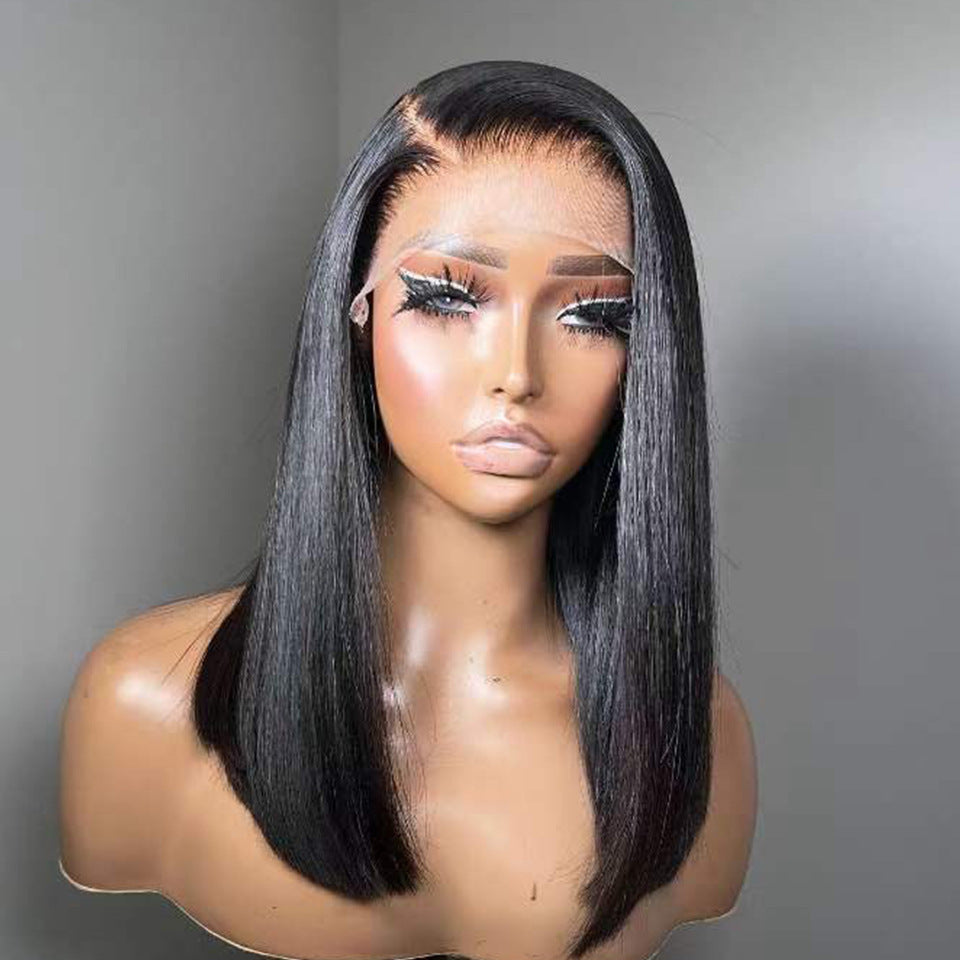 200 Density Bob Perruques de cheveux humains