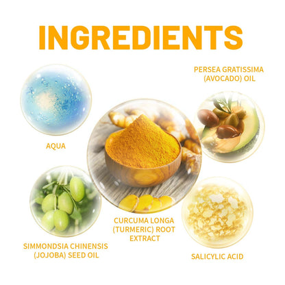 Eelhoe Curcuma Nettoyant Blanchissant Visage Nettoyant En Profondeur Pour Enlever