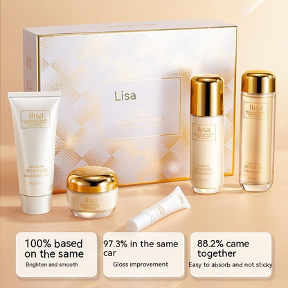 Ensemble de cinq pièces de luxe de couleur de verre Mylinsha pour le rajeunissement de la peau