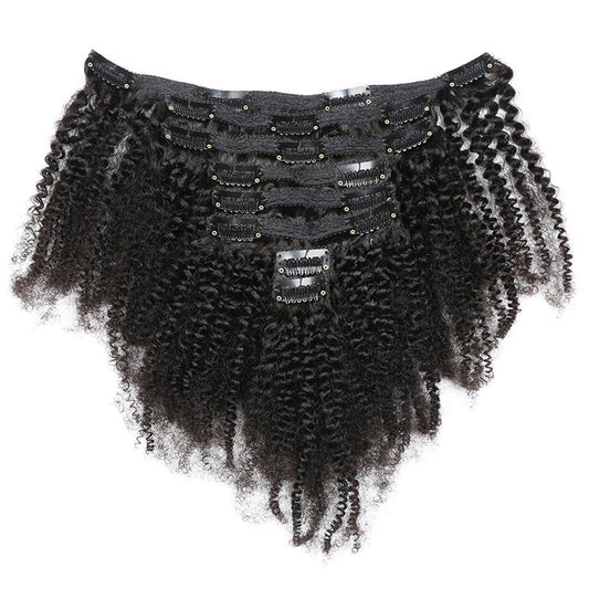 Véritable cheveux humains dentelle clip cheveux
