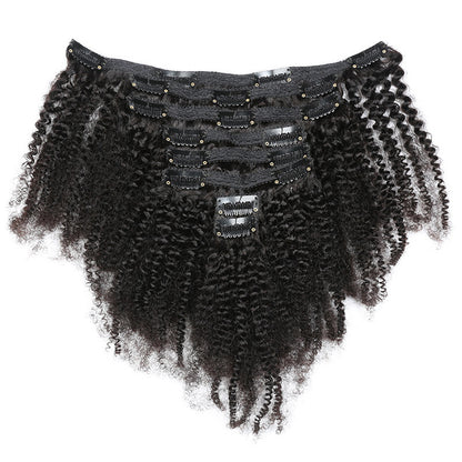 Véritable cheveux humains dentelle clip cheveux
