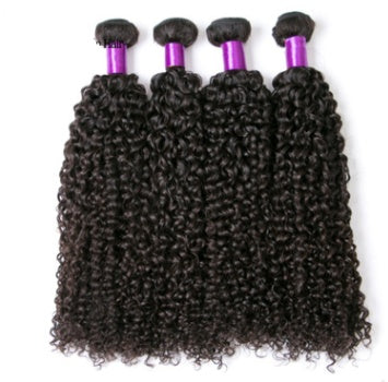 Brésilien vierge cheveux humains Kinky Curly Brésil véritable perruque cheveux rideau