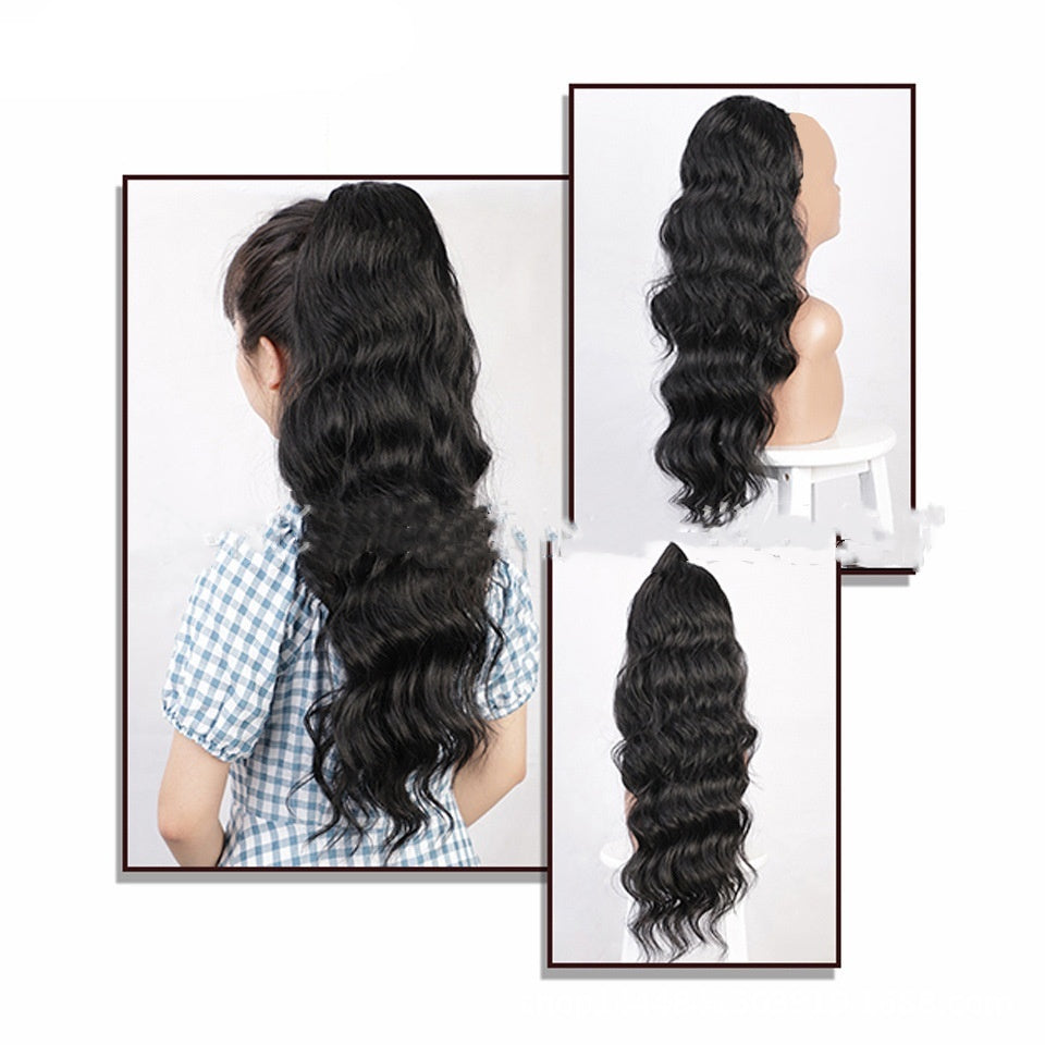 extensions Ponytail de cheveux humains wave