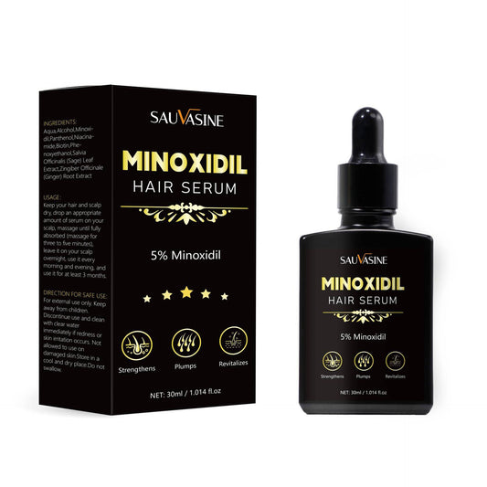 sérum de croissance des cheveux avec minoxidil