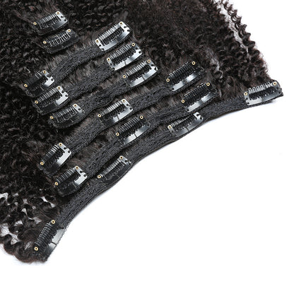 Véritable cheveux humains dentelle clip cheveux