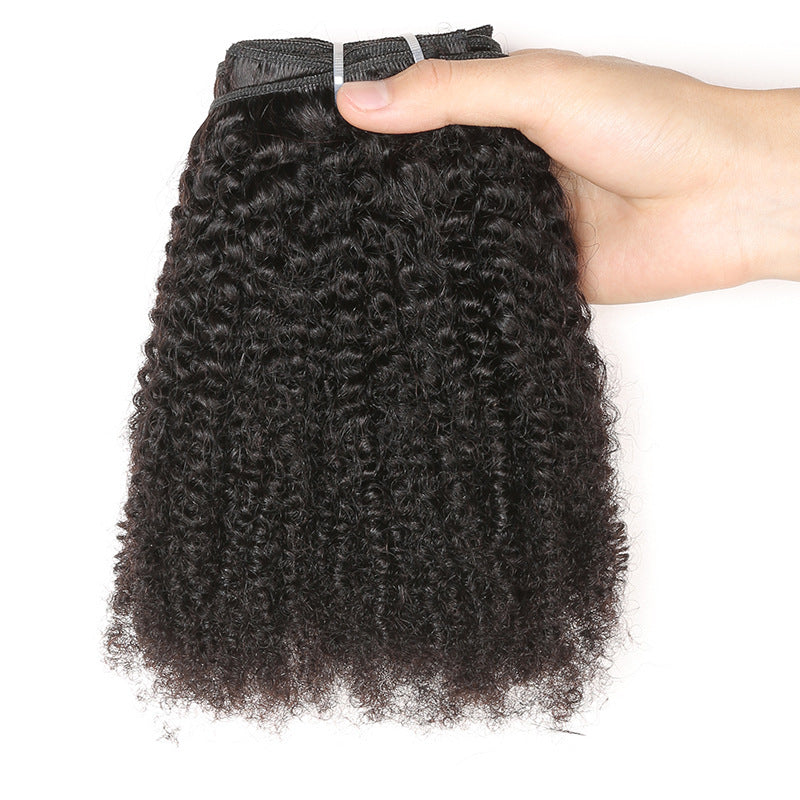 Véritable cheveux humains dentelle clip cheveux