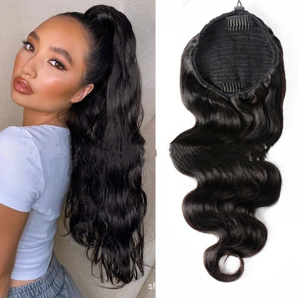 extensions Ponytail de cheveux humains wave