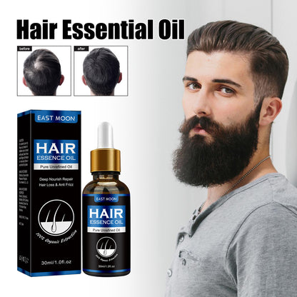 Huile  Essence barbe et perte de cheveux pour Homme a forte croissance