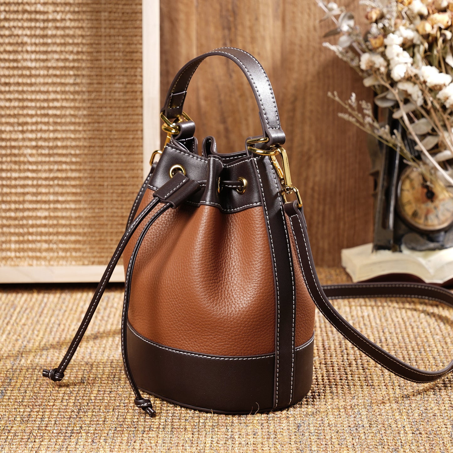 Sac à bandoulière rétro  décontracté chic