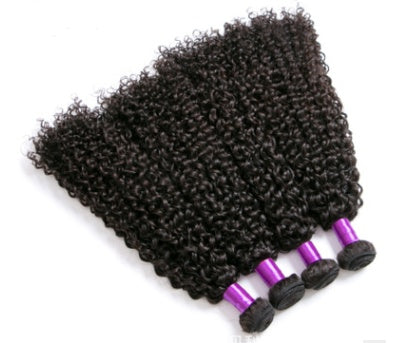 Brésilien vierge cheveux humains Kinky Curly Brésil véritable perruque cheveux rideau