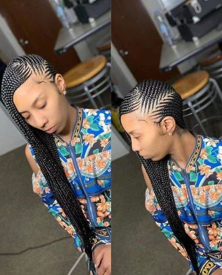 Longue dentelle droite fibre chimique perruque stresses