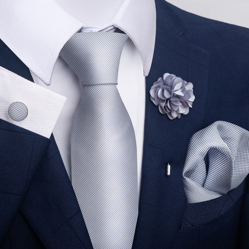 Costume cravate homme Pocket Square Combo 8