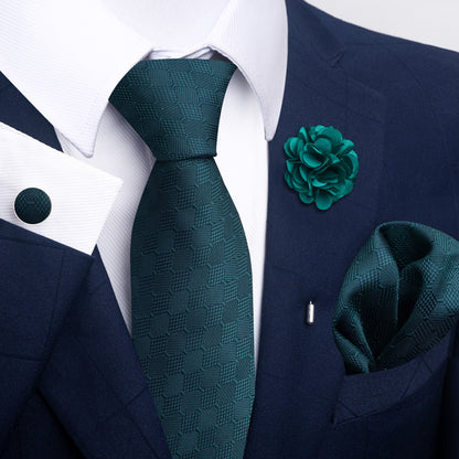Costume cravate homme Pocket Square Combo 8