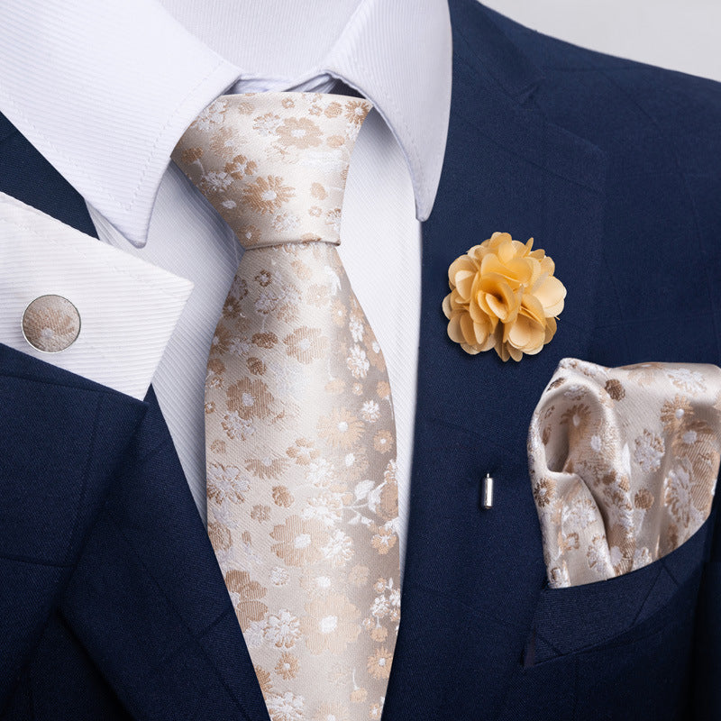 Costume cravate homme Pocket Square Combo 8