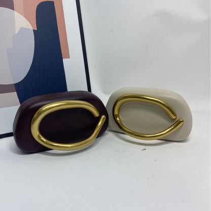 Sac en Pochette  en métal rétro