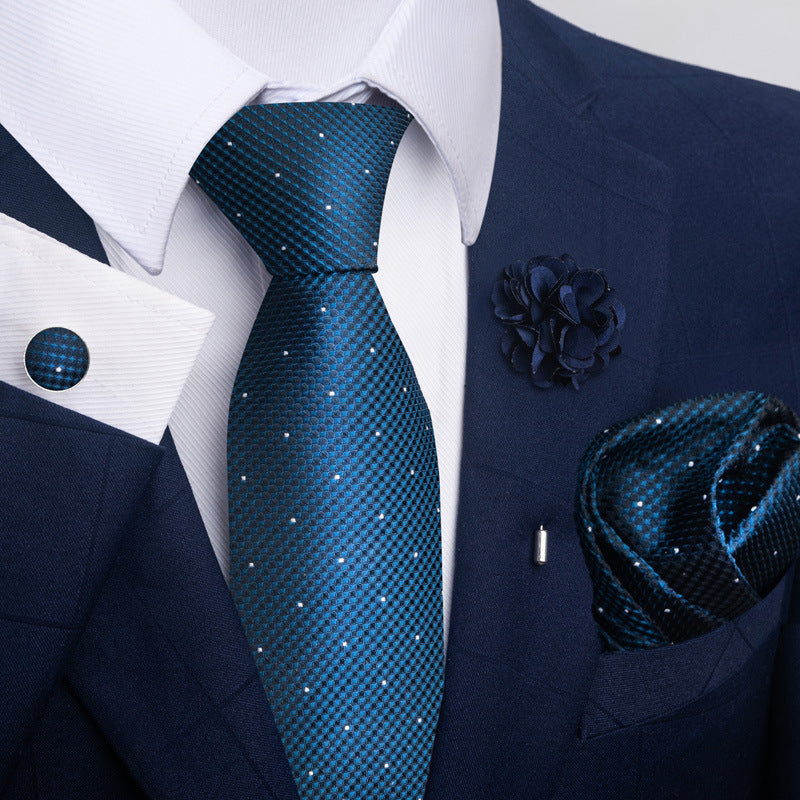 Costume cravate homme Pocket Square Combo 8