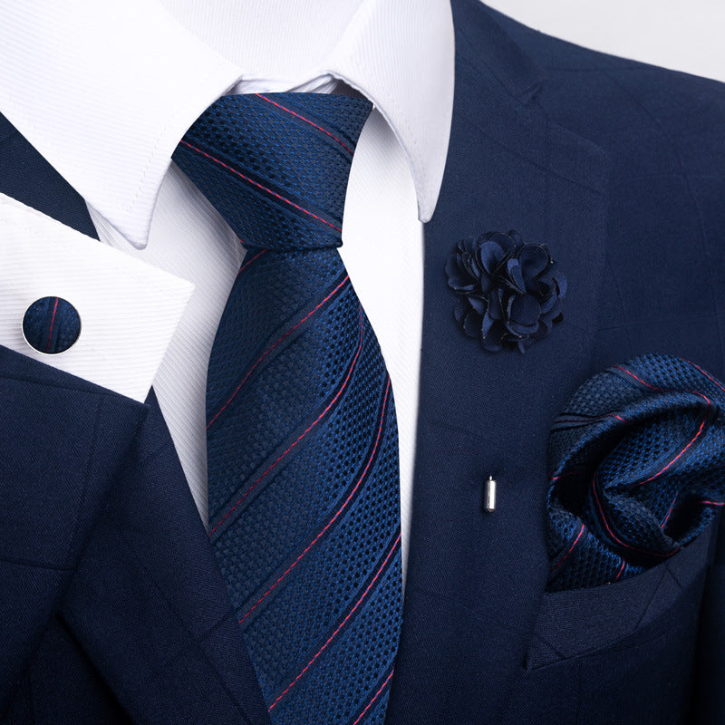 Costume cravate homme Pocket Square Combo 8