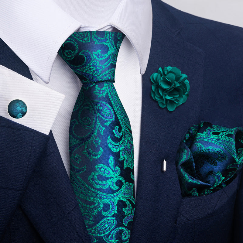 Costume cravate homme Pocket Square Combo 8