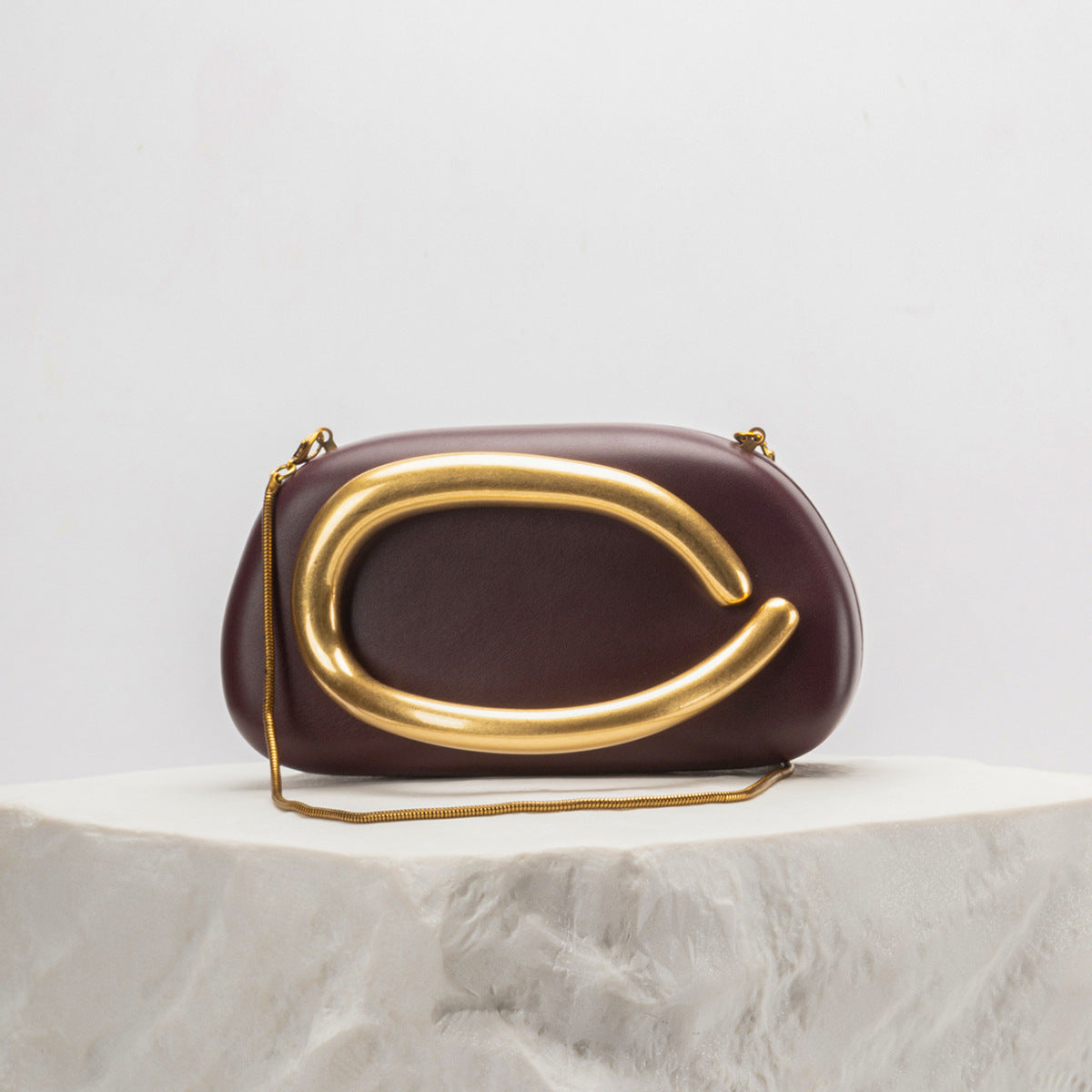 Sac en Pochette  en métal rétro