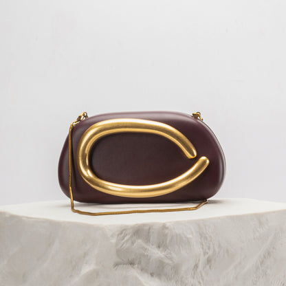 Sac en Pochette  en métal rétro