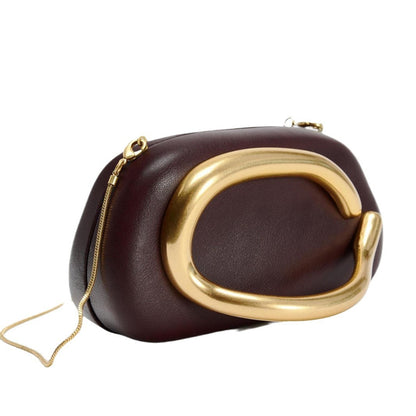 Sac en Pochette  en métal rétro