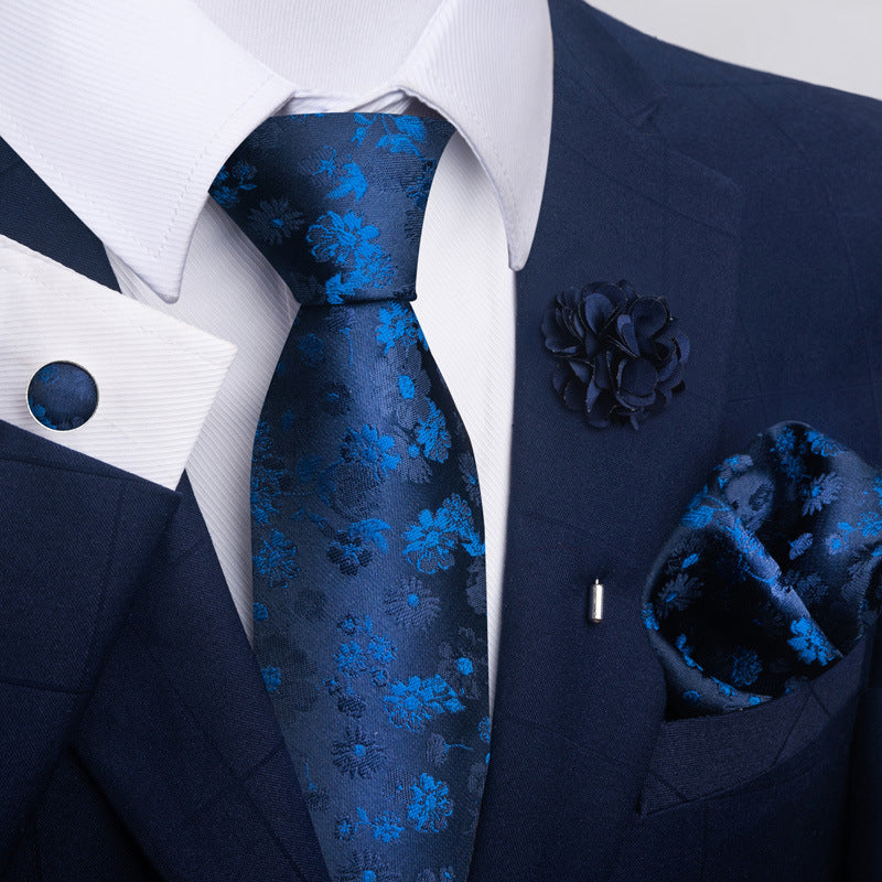 Costume cravate homme Pocket Square Combo 8