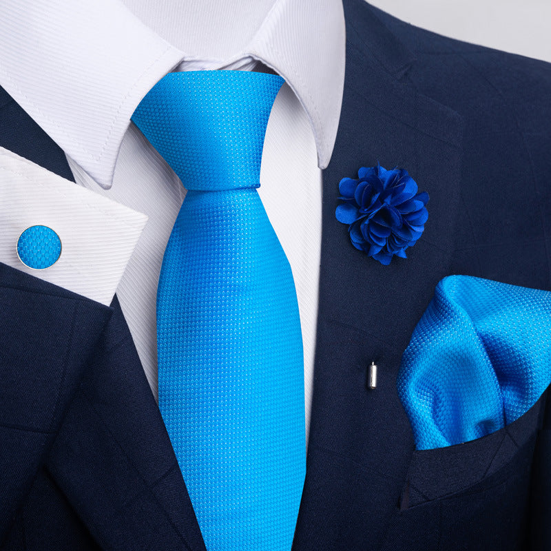 Costume cravate homme Pocket Square Combo 8