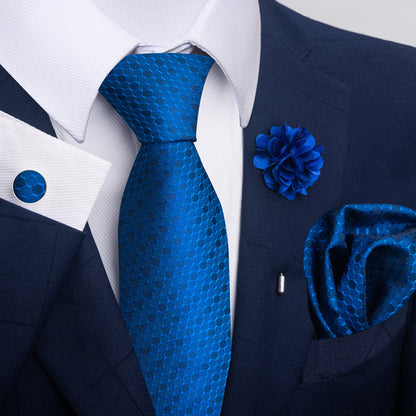 Costume cravate homme Pocket Square Combo 8
