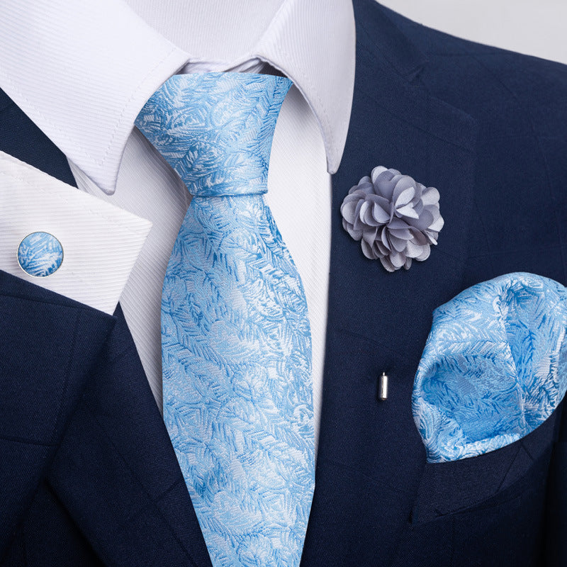 Costume cravate homme Pocket Square Combo 8