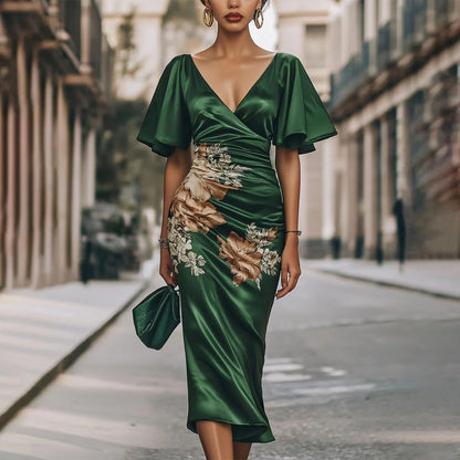 R0BE-élégante -Mi-Longue