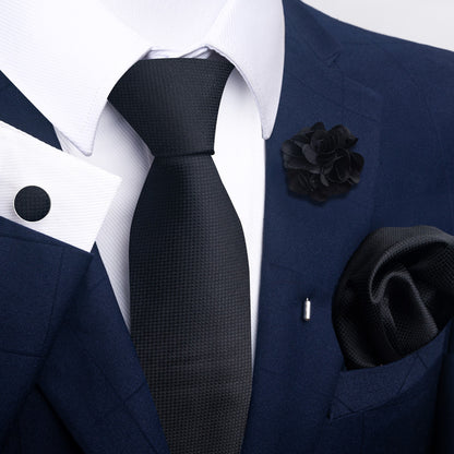 Costume cravate homme Pocket Square Combo 8