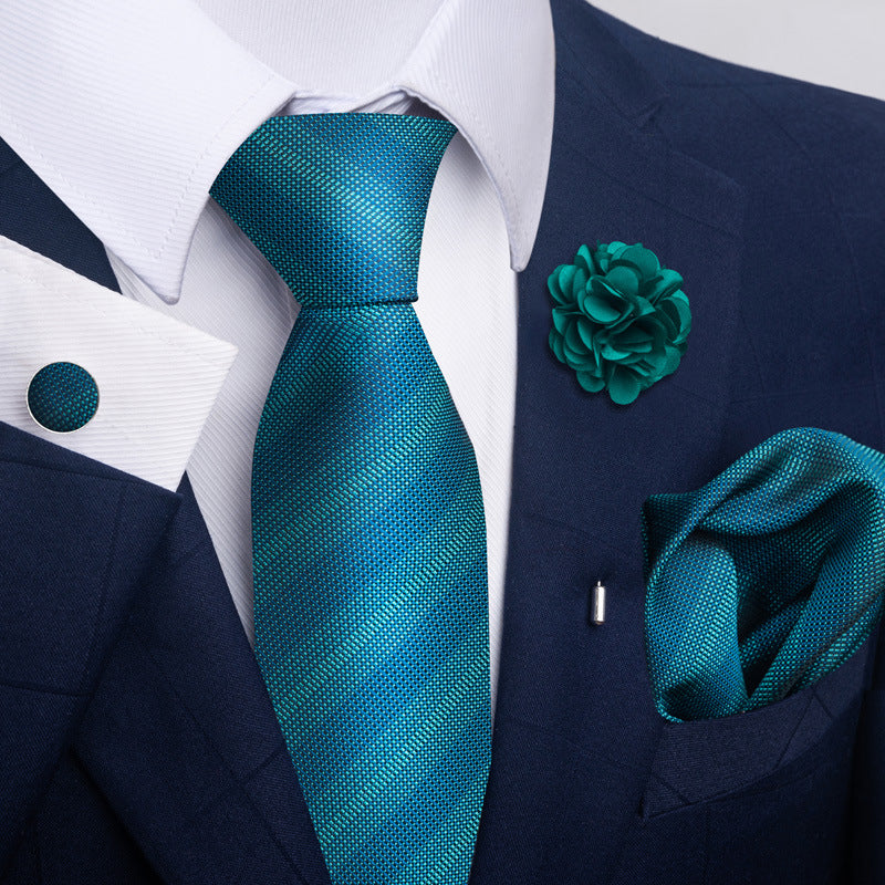 Costume cravate homme Pocket Square Combo 8