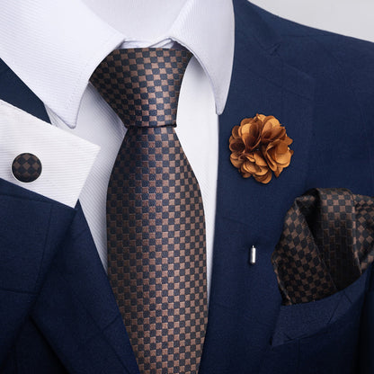 Costume cravate homme Pocket Square Combo 8
