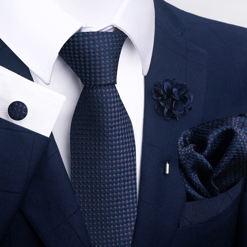 Costume cravate homme Pocket Square Combo 8