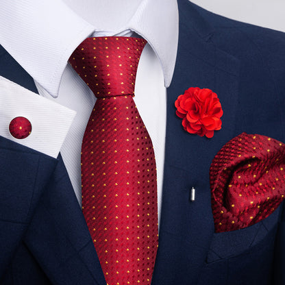 Costume cravate homme Pocket Square Combo 8